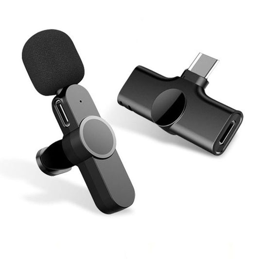 K9 Collar Wireless Microphone - Lavalier Mic for iPhone, Android & Type-C Devices
